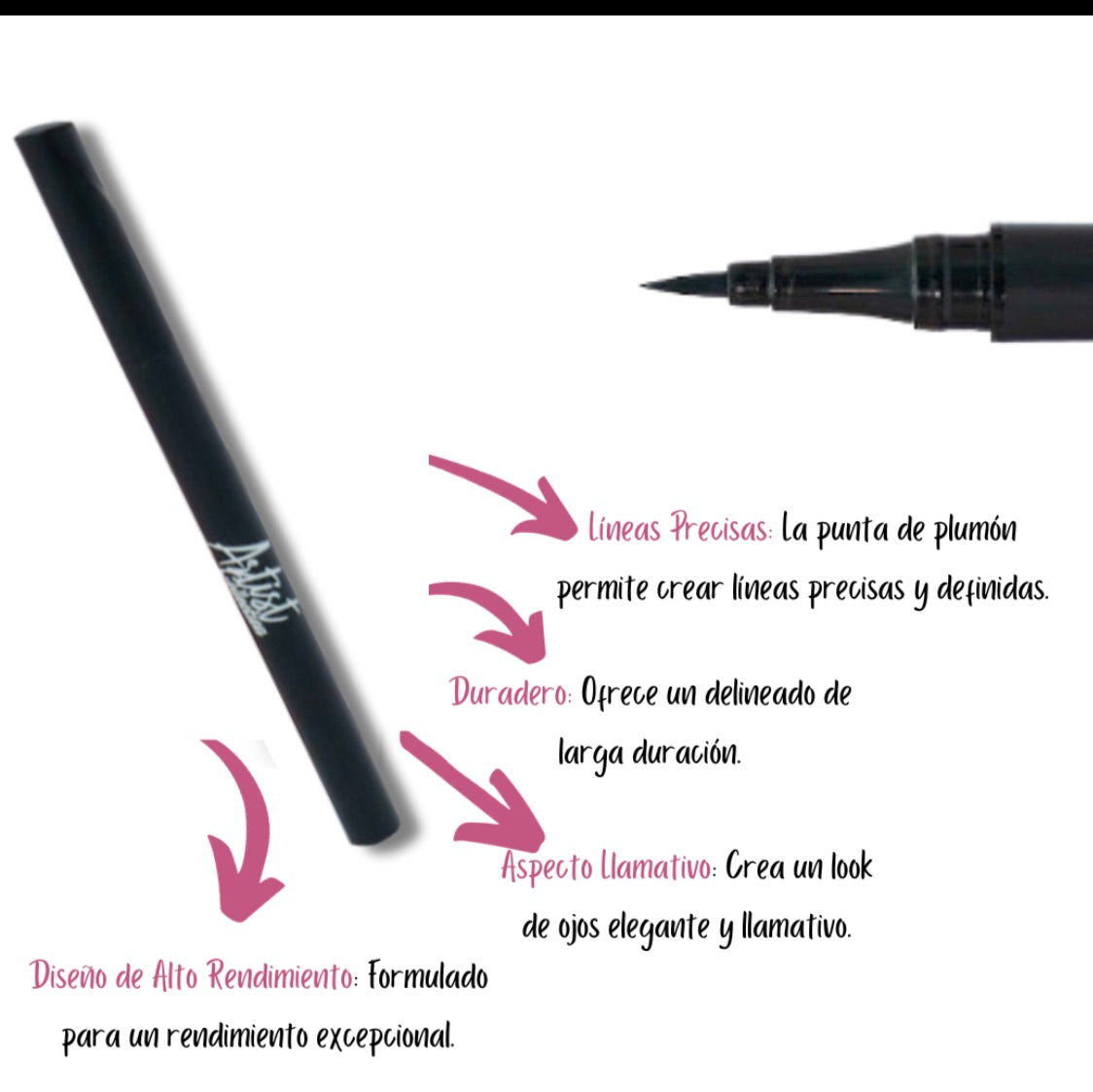 Delineador de ojos Artist waterproof Trendy