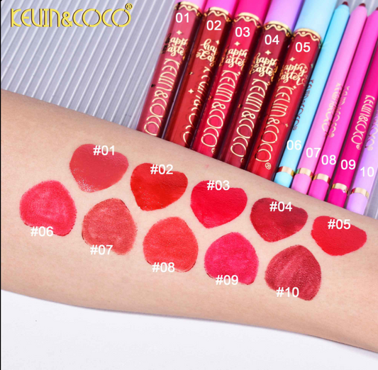 KIT LABIAL Y DELINEADOR LABIOS KEVIN&COCO