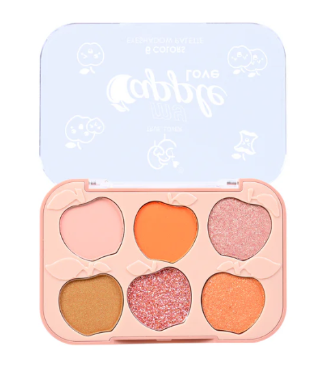 PALETA DE SOMBRAS 6 TONOS TRUE LOVER
