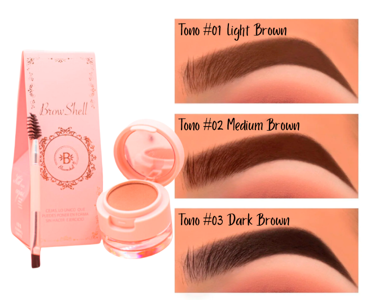Betún + Sombras de Cejas Bloomshell