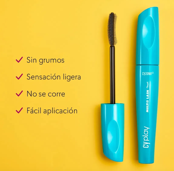 Máscara de pestañas Cyzone negra