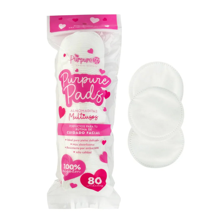 Pads Algodon x80 Purpure