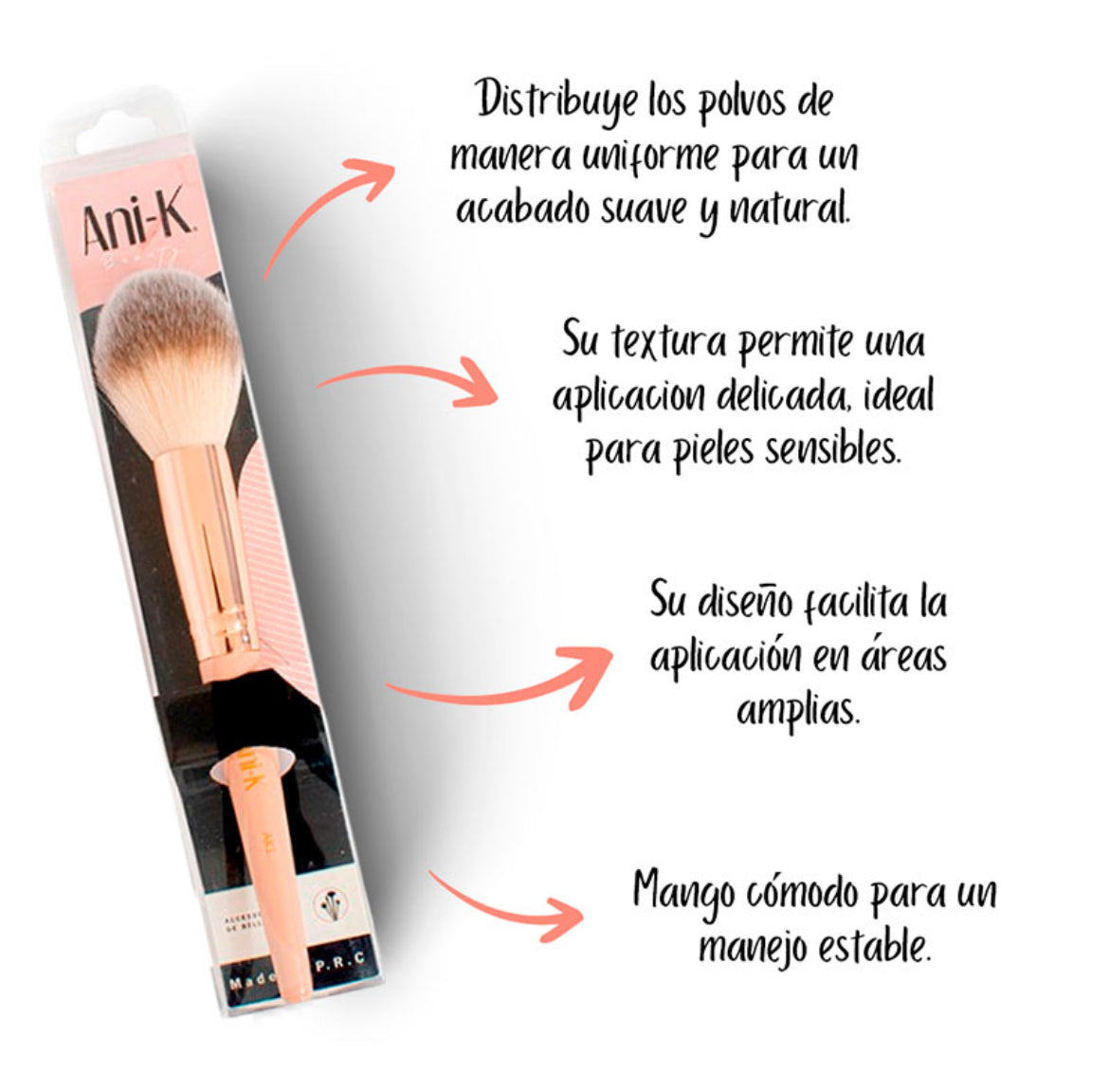 Brocha Profesional Ani-k Polvos