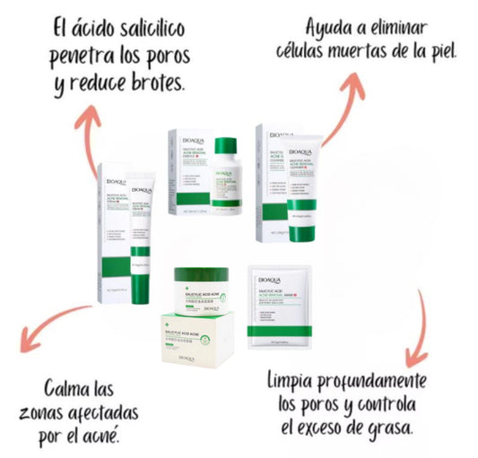 Kit Antiacné con Ácido Salicílico bioaqua
