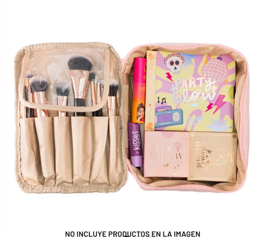 Cosmetiquera Viajera Rosada trendy