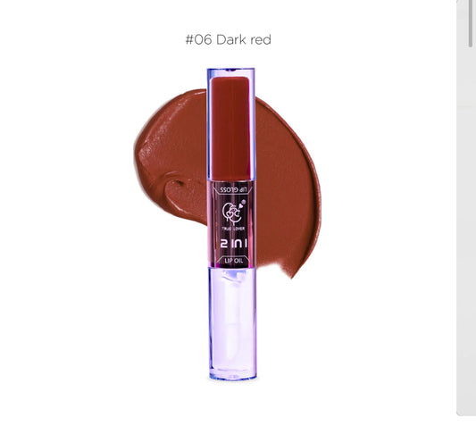 LABIAL Y LIP OIL DÚO DOS EN UNO TRUE LOVER