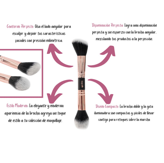 Brocha doble Trendy profesional