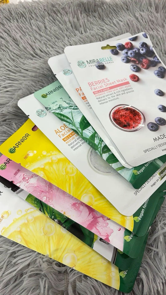 Mascarillas de velo surtidas bioaqua