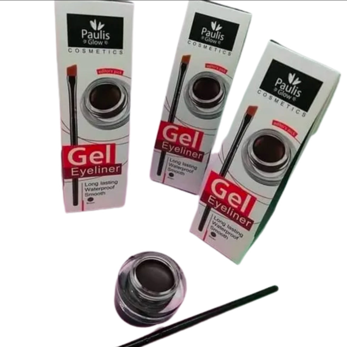 Betún de cejas + brocha caja triangular