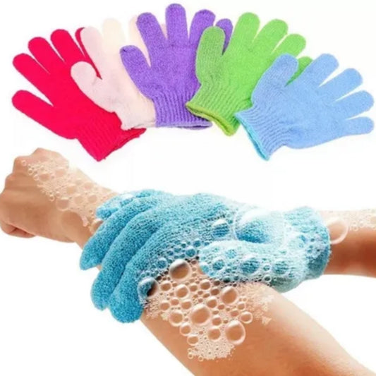 Guante exfoliante facial y corporal variedad