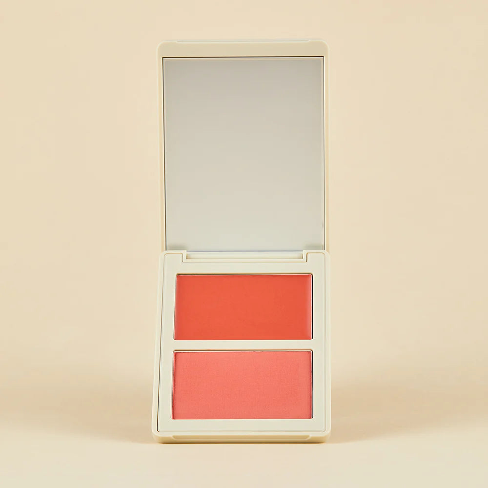 RUBOR EN DÚO ALLURE CREMA Y POLVO COMPACTO ATENEA