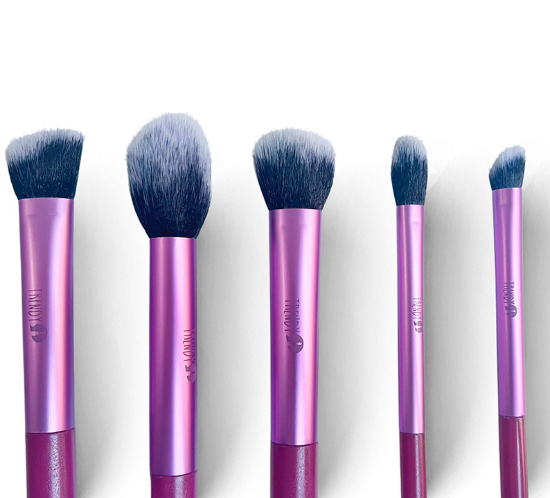 Kit x5 Brochas Viajeras Trendy Moradas