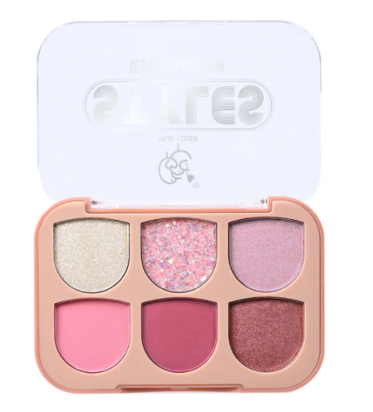 PALETA DE SOMBRAS 6 TONOS TRUE LOVER