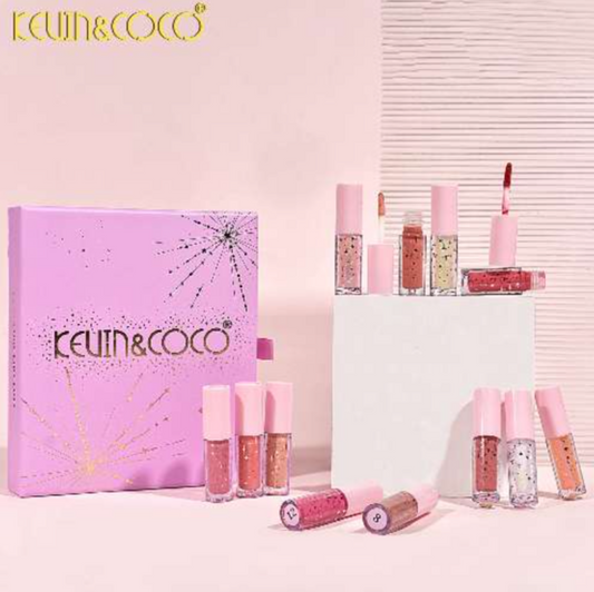 KIT DE LABIALES LIQUIDOS LABIOS KEVIN&COCO