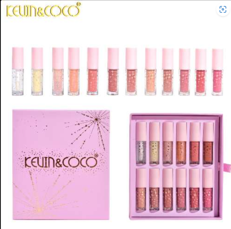 KIT DE LABIALES LIQUIDOS LABIOS KEVIN&COCO