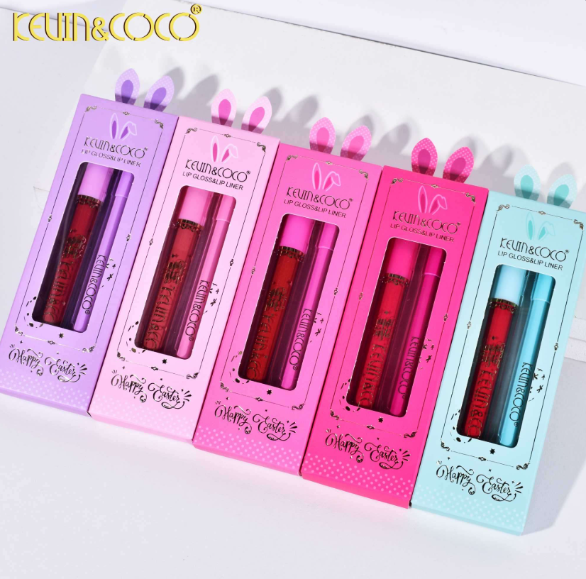 KIT LABIAL Y DELINEADOR LABIOS KEVIN&COCO