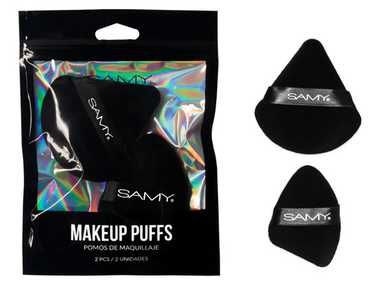 Pomos De Maquillaje Triangulares X 2 Und Samy aplicadores