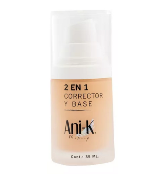 Base 2 en1 Corrector Ani-k Bonita Profesional