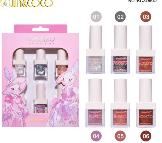 DELINEADOR DE OJOS KIT*6 KEVIN&COCO