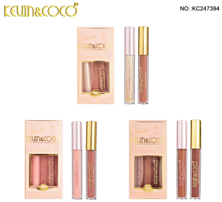 KIT DUO LABIAL LIQUIDO KEVIN&COCO