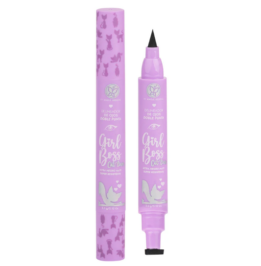 Delineador doble punta CAT LINER OJOS PURPURE