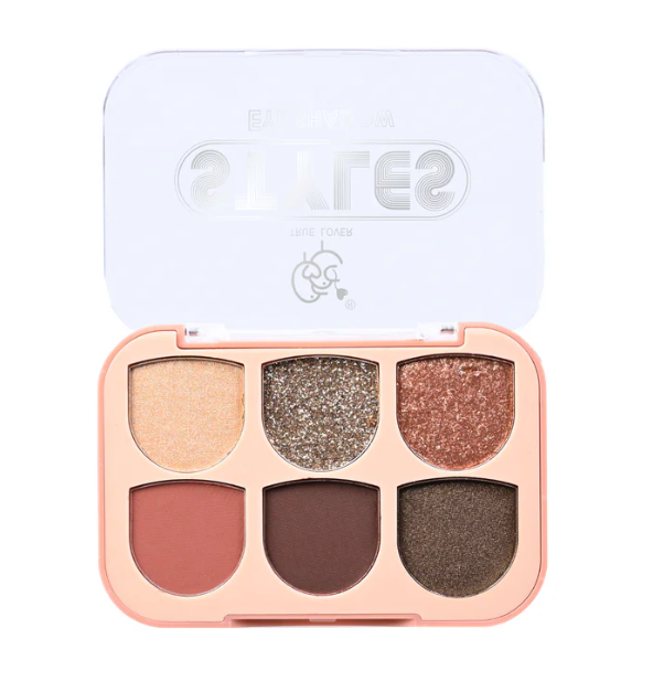 PALETA DE SOMBRAS 6 TONOS TRUE LOVER