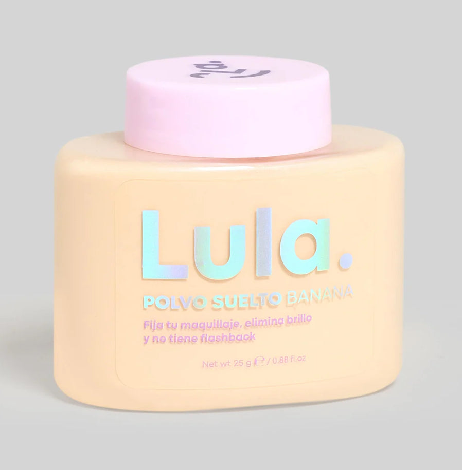 Polvos sueltos translúcidos banana lula