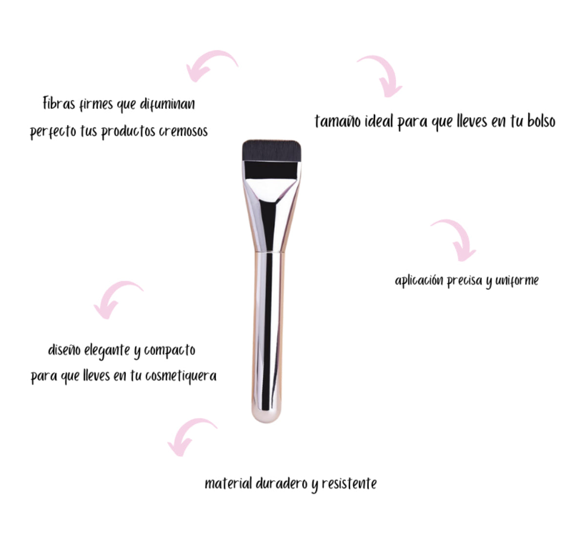 Brocha profesional para base