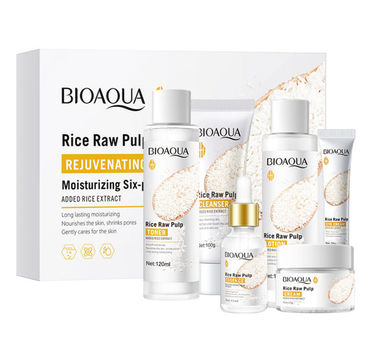 Kit extracto arroz Bioaqua en estuche de Lujo