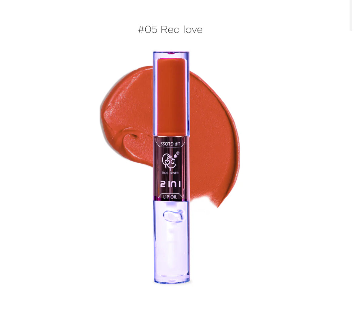 LABIAL Y LIP OIL DÚO DOS EN UNO TRUE LOVER
