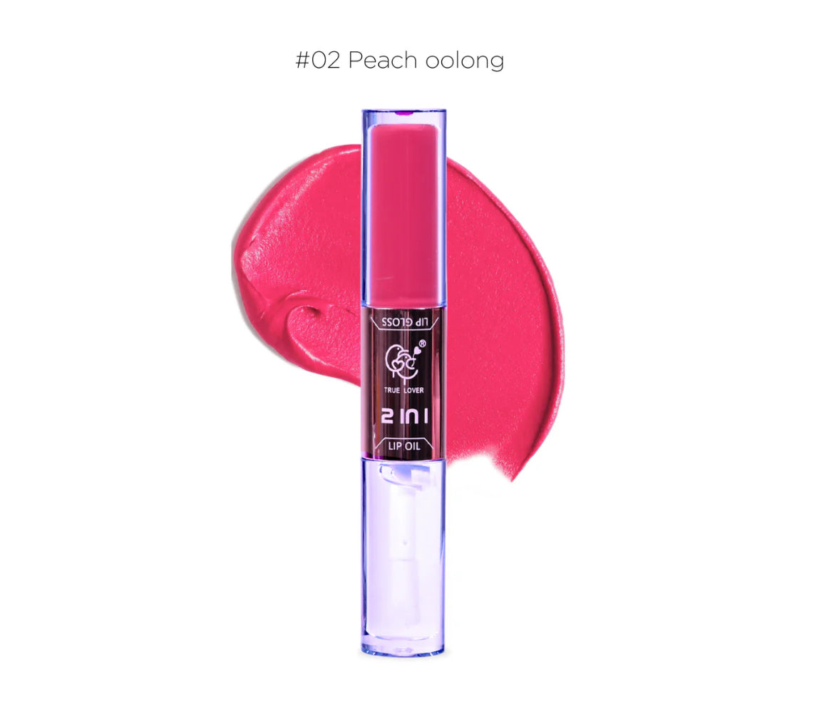 LABIAL Y LIP OIL DÚO DOS EN UNO TRUE LOVER