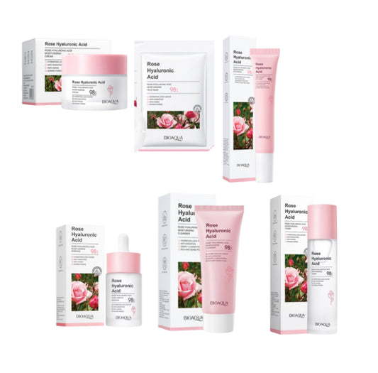 Kit antiarrugas Rosas y Acido Hialuronico Bioaqua