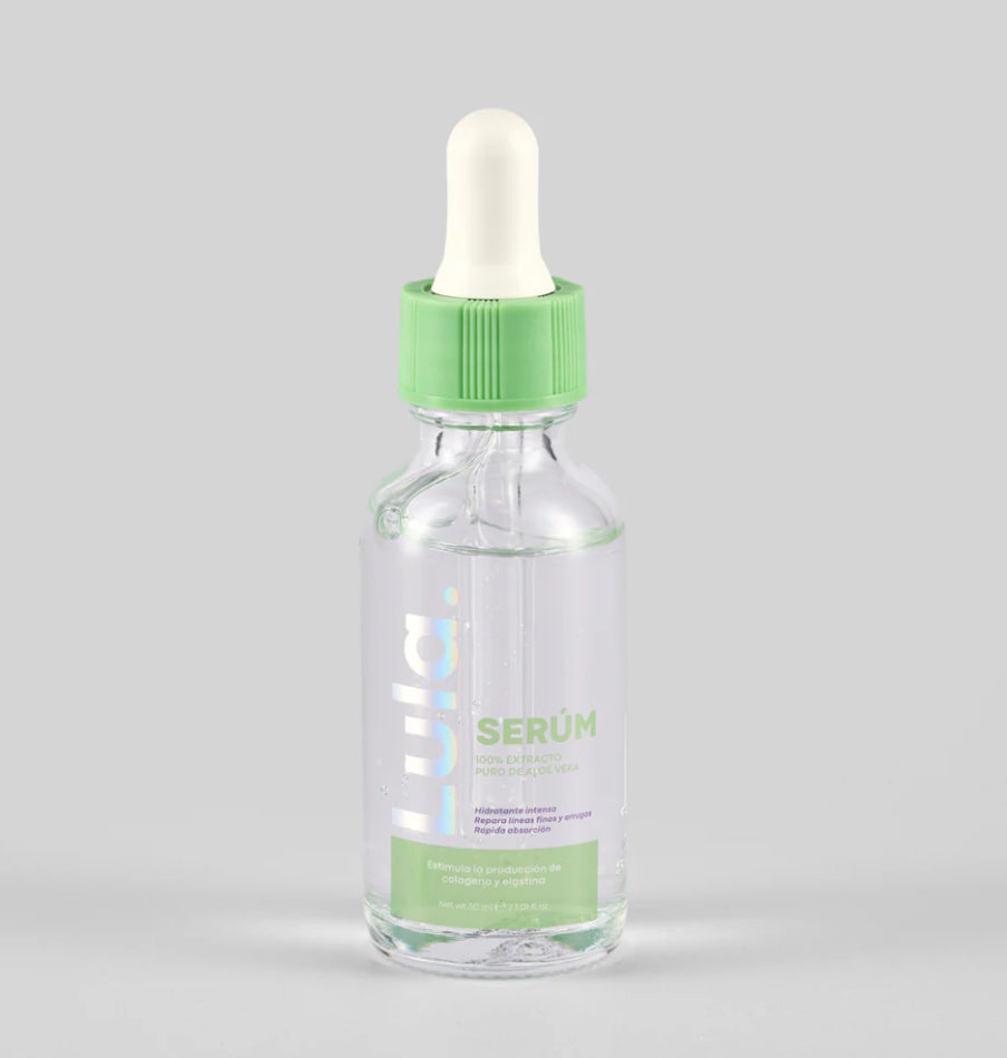 Serum facial con áloe vera lula