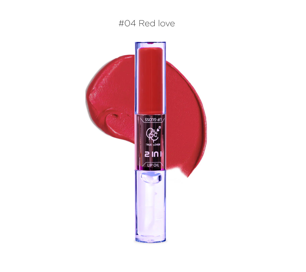 LABIAL Y LIP OIL DÚO DOS EN UNO TRUE LOVER