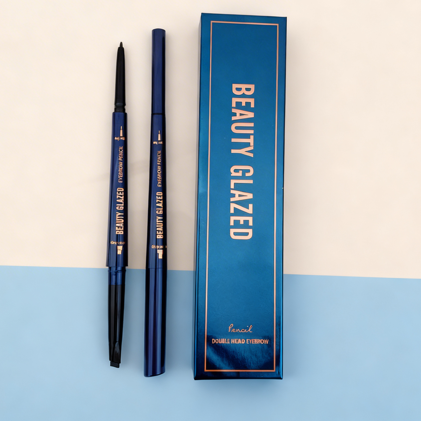 LÁPIZ PARA CEJAS PROFESIONAL DOBLE PUNTA BEAUTY GLAZED