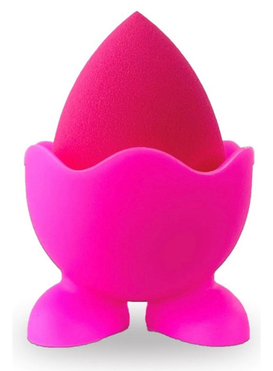 Soporte para Esponja de Maquillaje con Esponja en Forma de Gota aplicadores