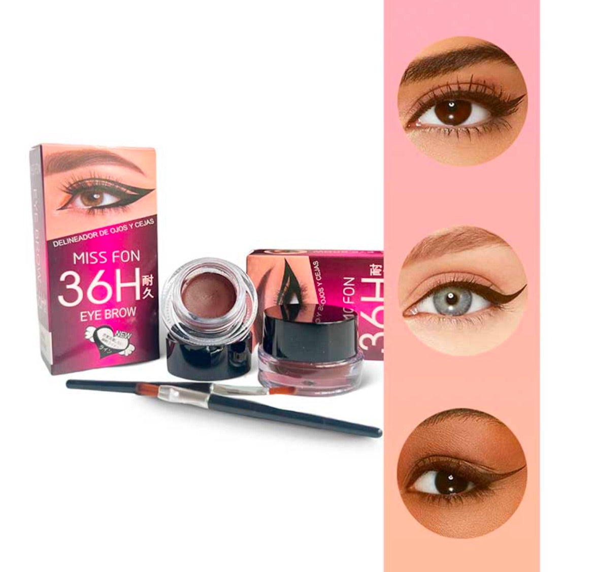 Betún de cejas + brocha favor beauty